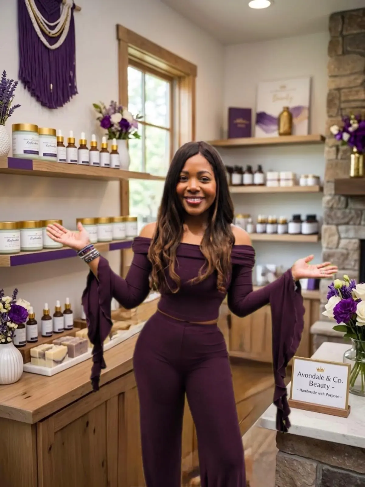 Anika Williams, Founder and Creative Beauty Director of Avondale & Co. Beauty