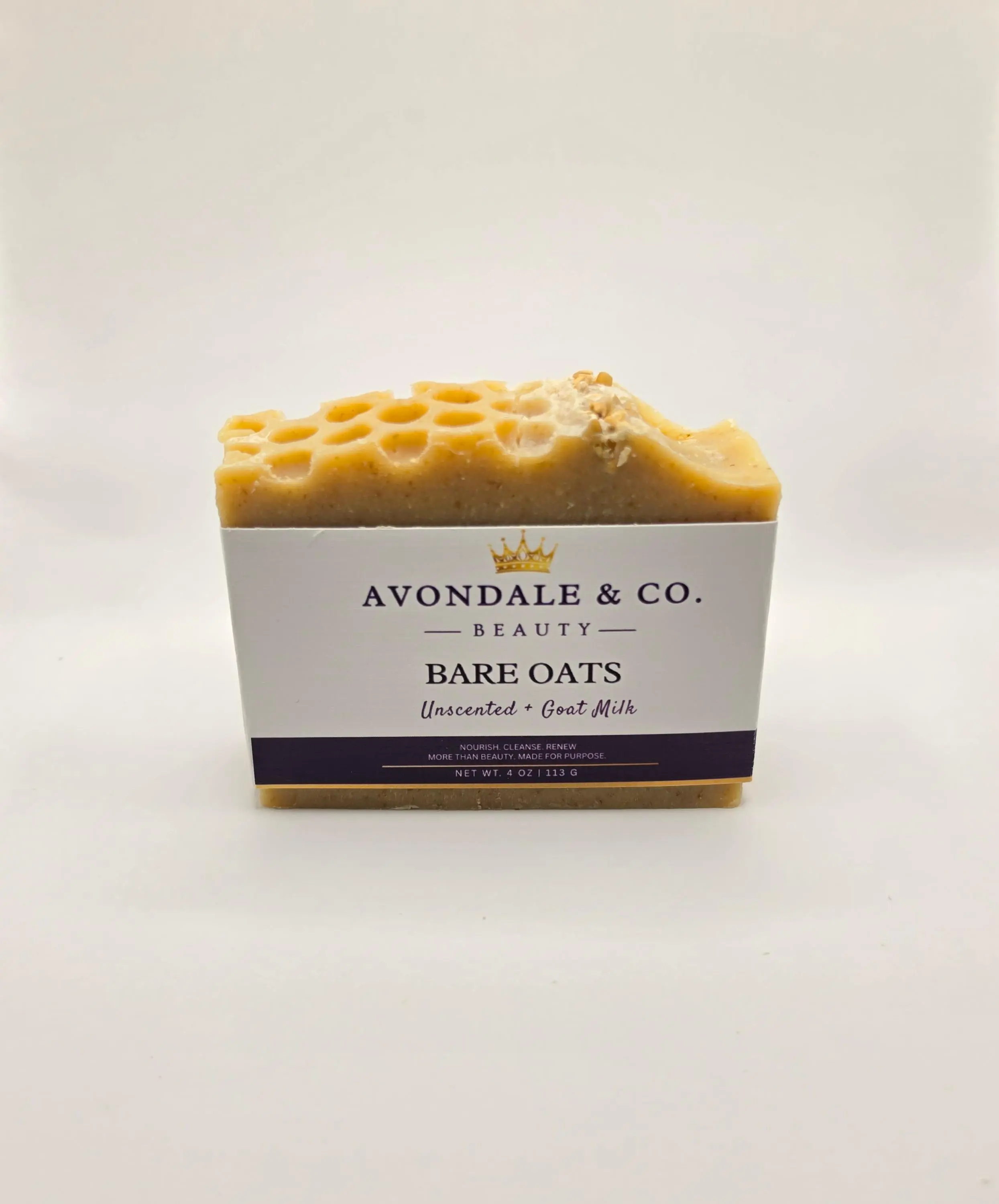 Bare Oats goat milk soap