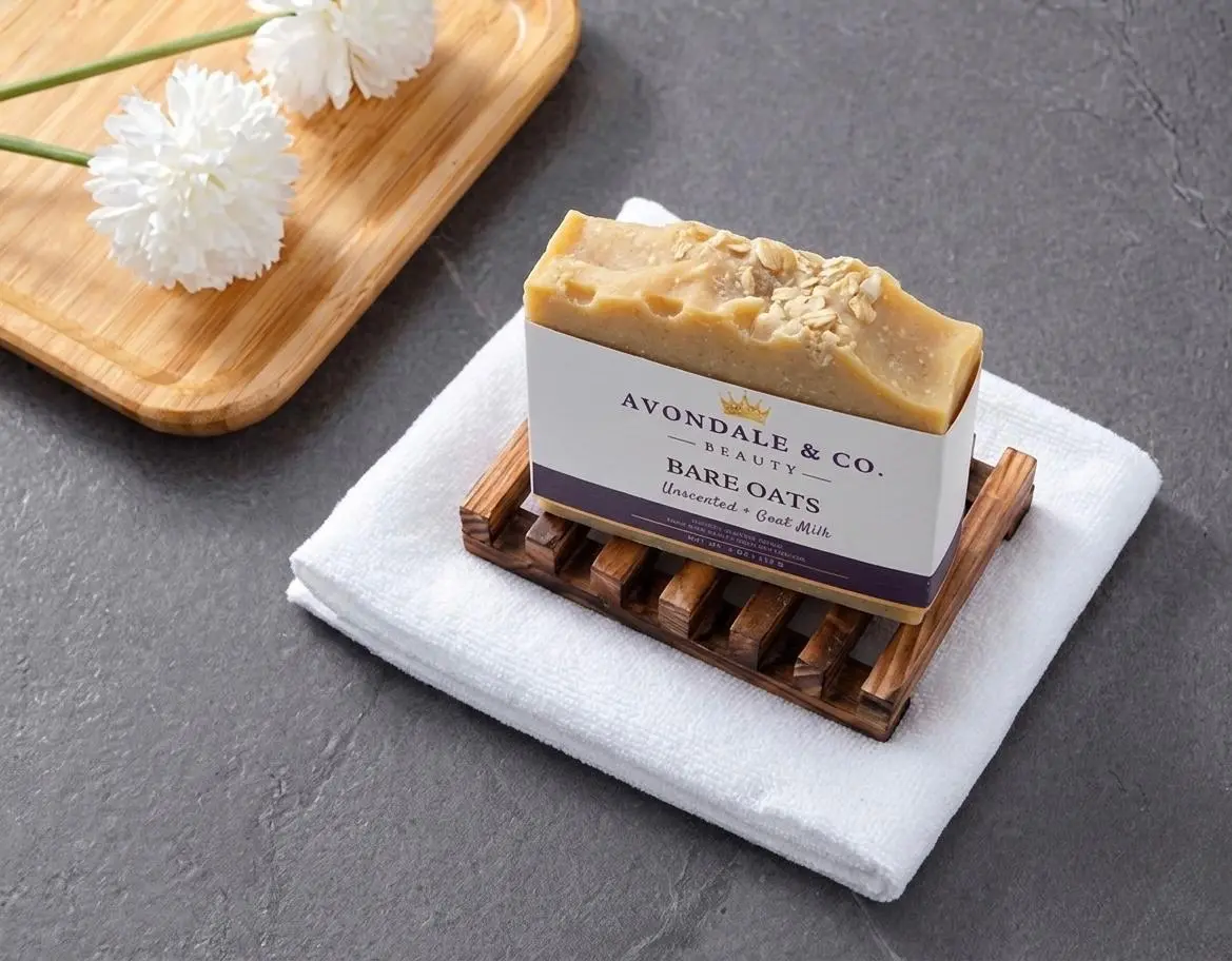 Wooden Soap Dish Dark